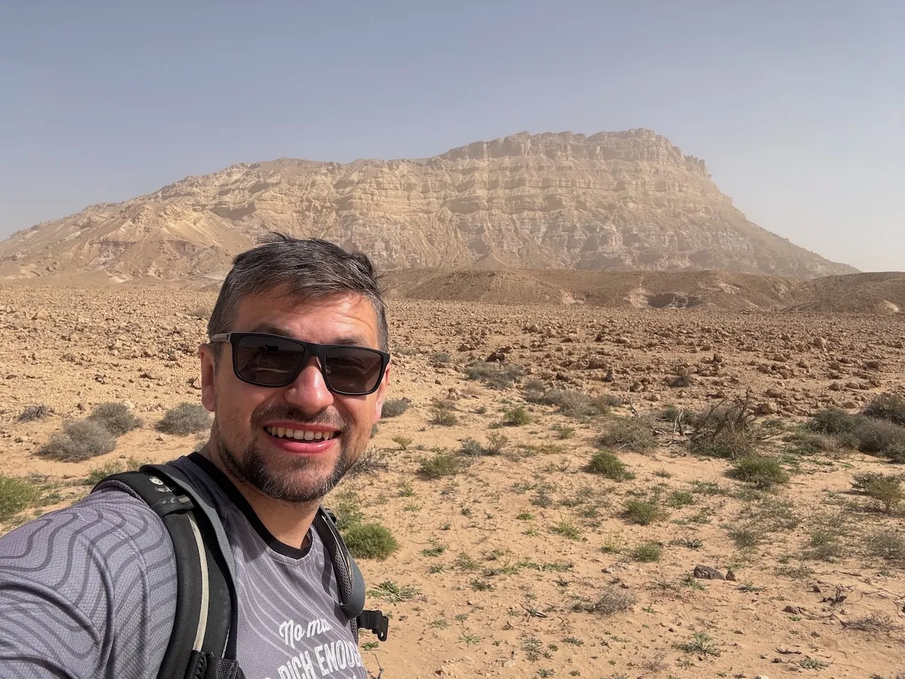 Hiking in the desert