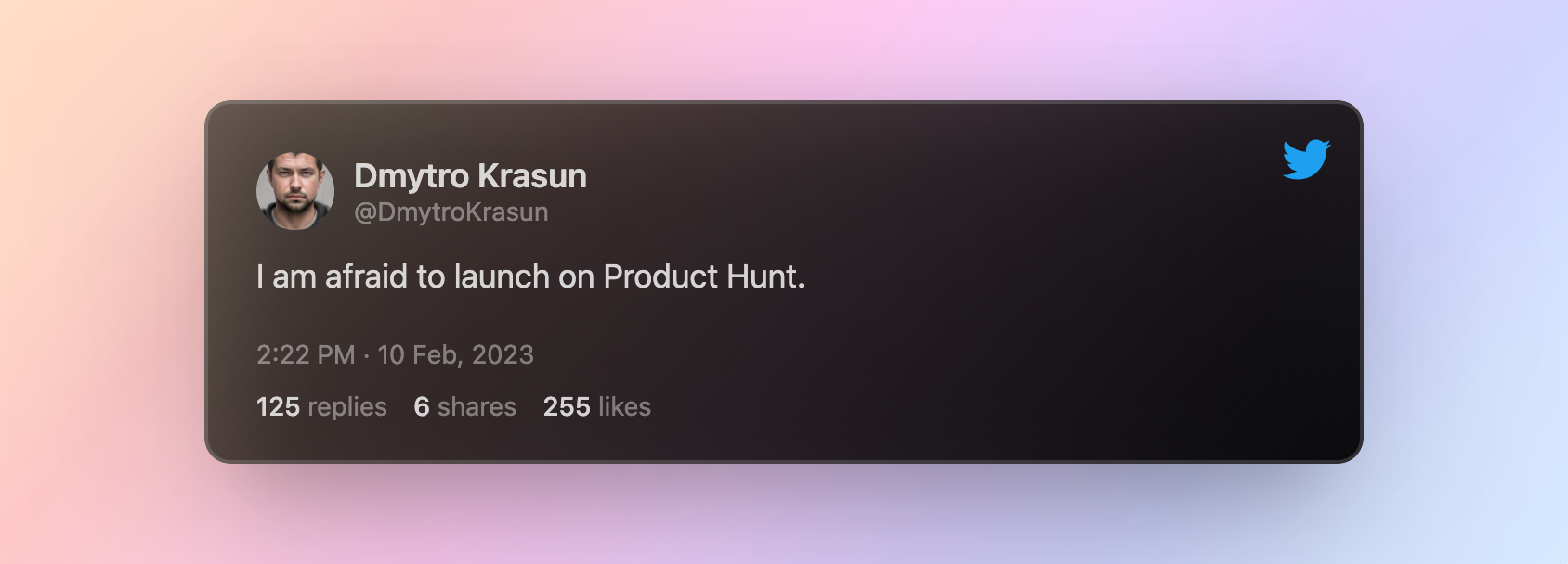 I am afraid to launch on Product Hunt